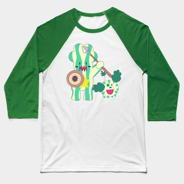 Watermelon Steven Baseball T-Shirt by garciajey